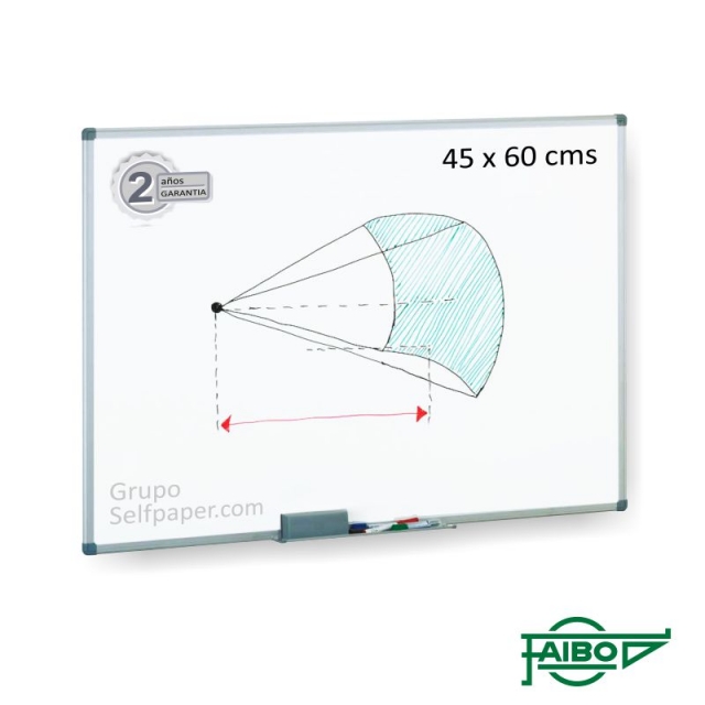 pizarra blanca mediana tamano 45x60 aluminio