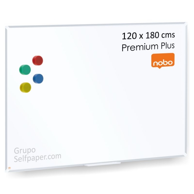Comprar Pizarra Blanca Nobo Premium Plus 120x180 cms acero magnética