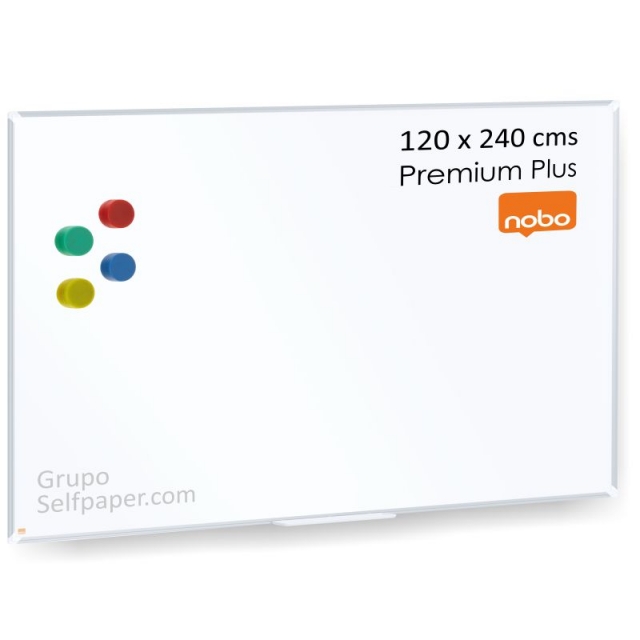 Comprar Pizarra Blanca Nobo Premium Plus 120x240cms acero lacado