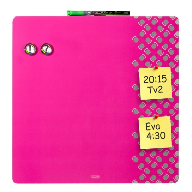 Comprar Pizarra Magnetica combinada con corcho 36x36 Fucsia