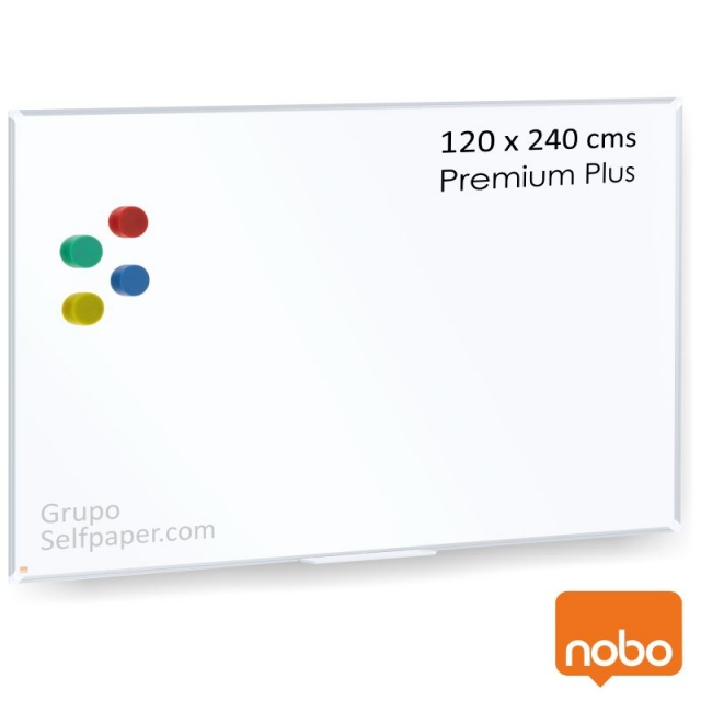 pizarra magnetica nobo premium plus 120x240