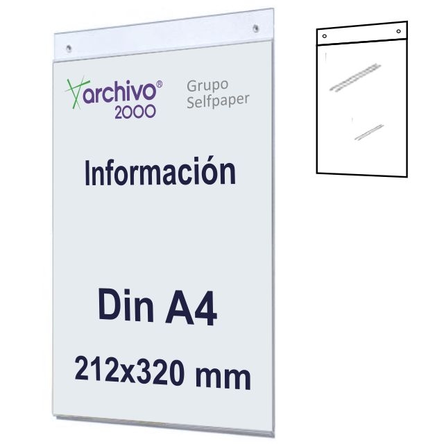 Comprar Placa para pared tipo metacrilato Din A4 Vertical carteles