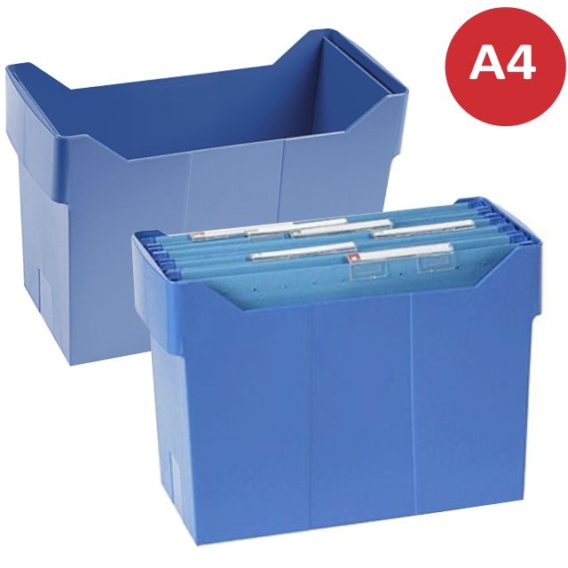 Comprar Soporte bastidor para carpetas colgantes Din A4, Azul