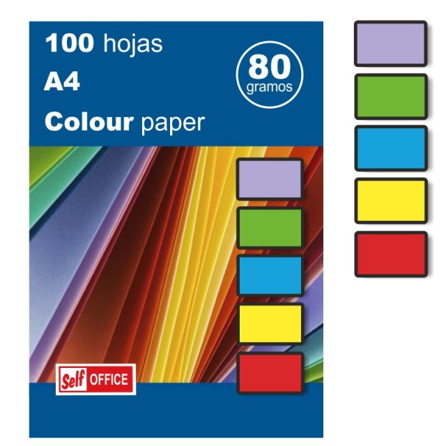 apli 15279 papel colores vivos din a4