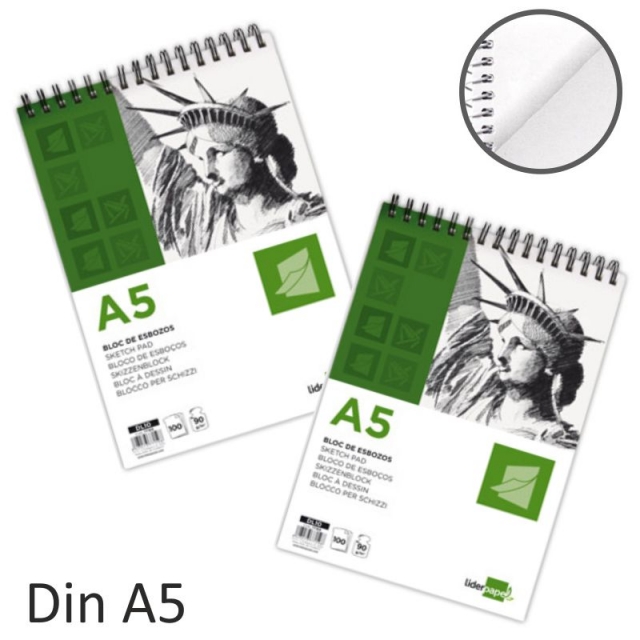 Comprar Block de Dibujo Esbozos Din A5, cuartilla, 90 gramos