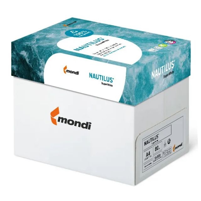 caja papel din a4 nautilus super white