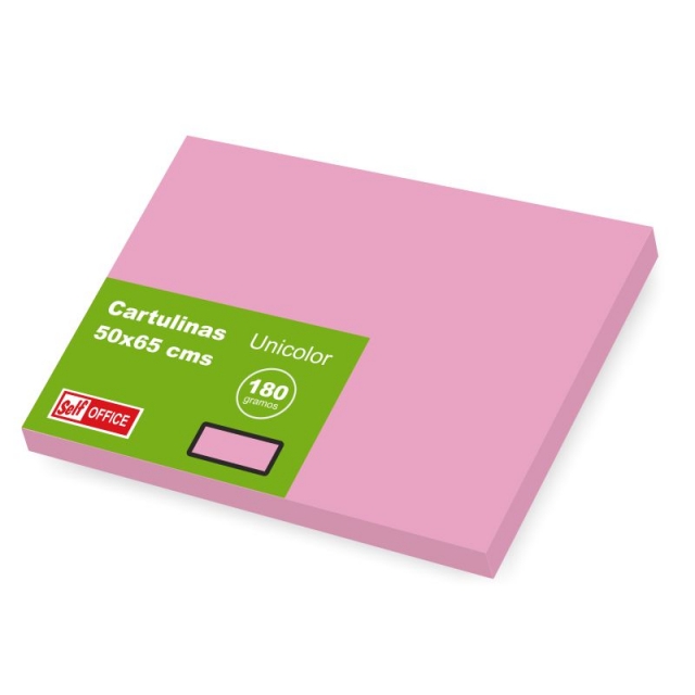 Comprar Cartulinas Grandes 50x65 Rosa Claro Pack 25 hojas