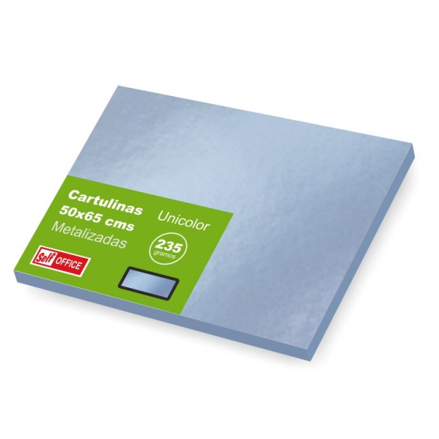 Comprar Cartulinas Grandes metalizadas Plata Plateadas
