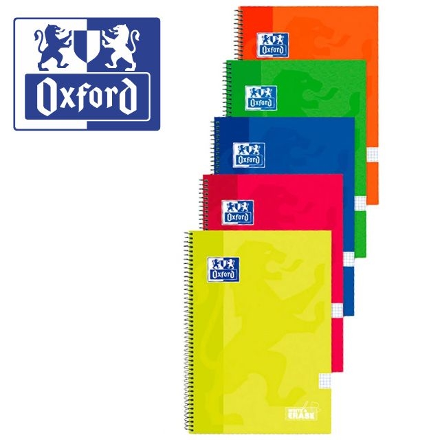 cuadernos oxford tapas extra-duras-4+1 gratis