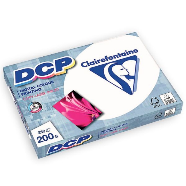 dcp clairefontaine 250 h papel a4 200 grs laser