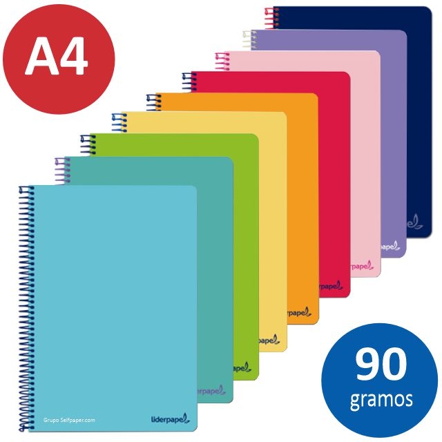 libretas cuadernos tapas duras cuadros 90 grs