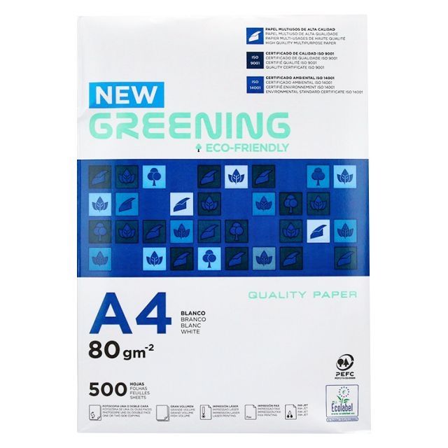 liderpapel greening papel din a4 folios