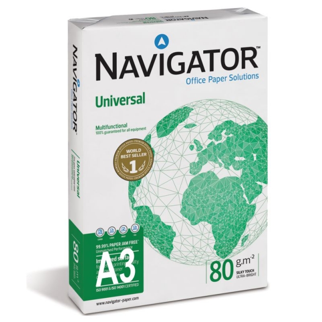 Comprar Papel A3 Navigator Universal - 80 gramos - 500 hojas