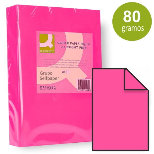 papel color rosa intenso vivo fucsia economico