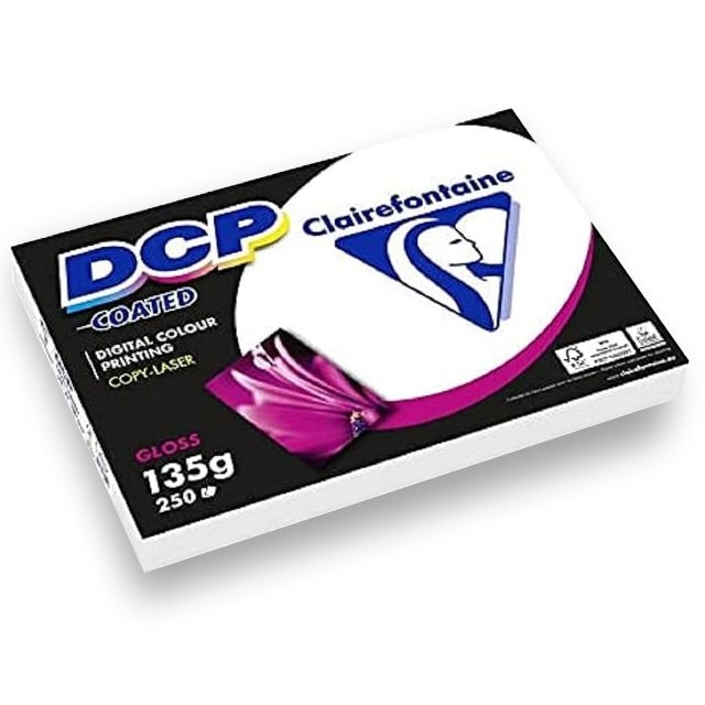 papel couche cuche 135 grs laser din a4