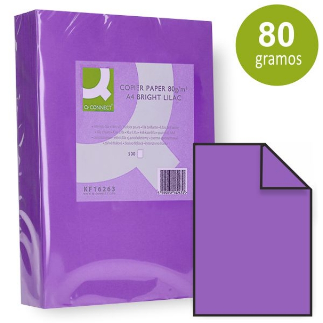 Comprar Papel Din A4 color morado violeta, lila intenso, 500 hojas