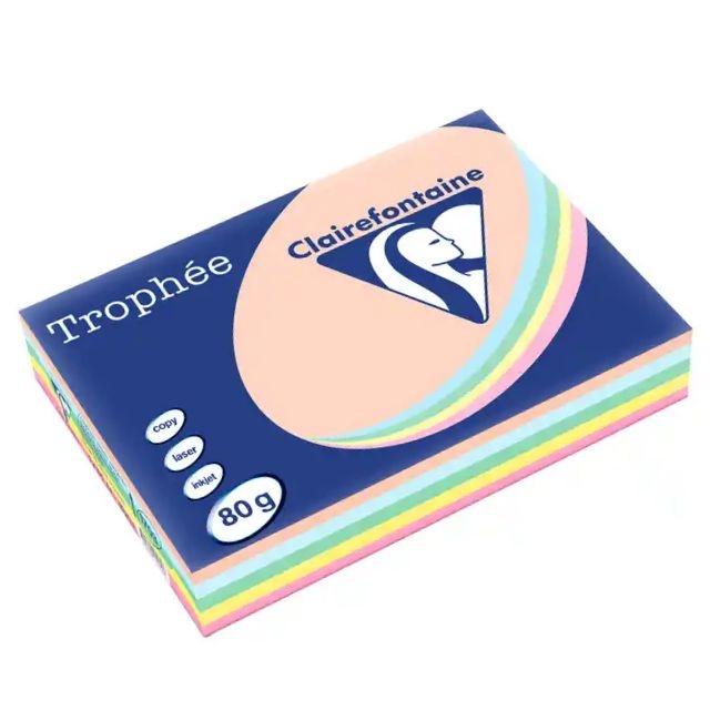 papel folios colores claritos pastel surtidos a4