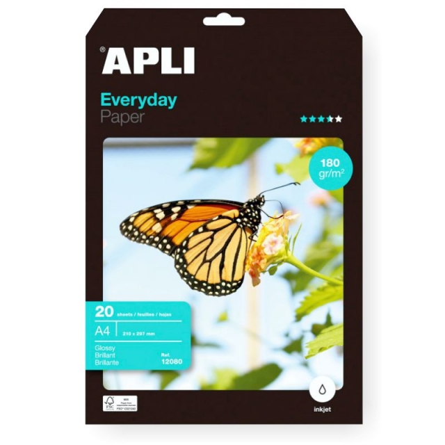 Comprar Papel Fotografico 180 gramos Din A4 brillo Glossy Everyday