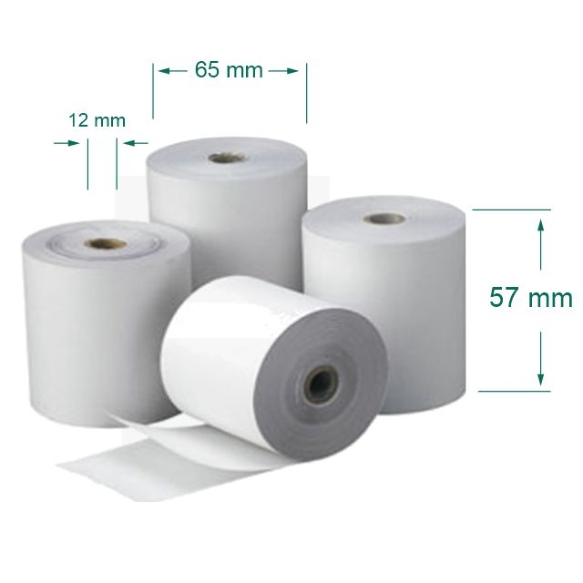 papel registradora duplicado 57x65