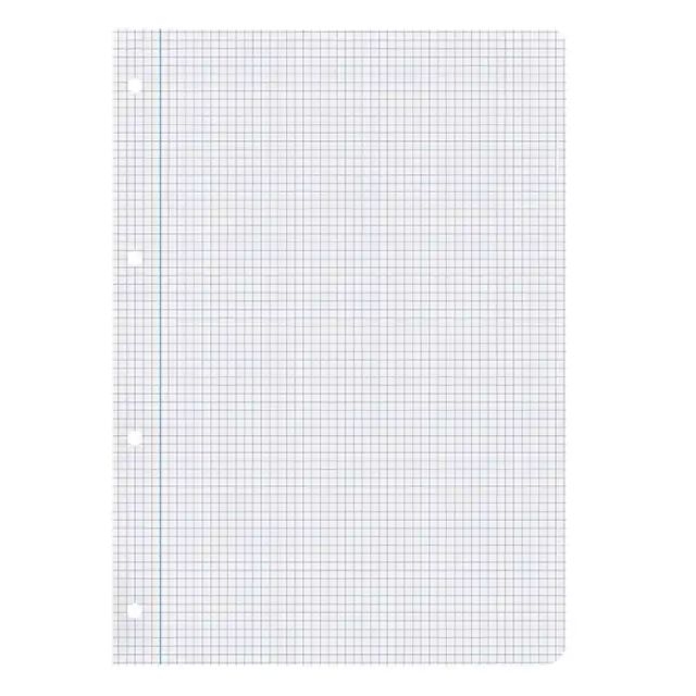 recambio din a4 carpeta 4 taladros cuadros 4 mm