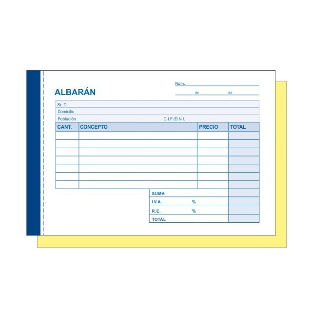 talonario t 123 liderpapel t267 50j albaran