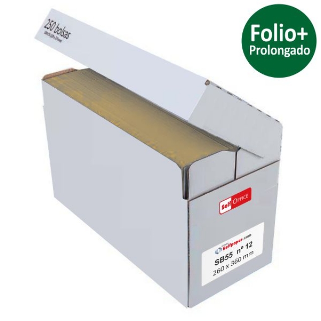 caja bolsas sobres 260x360 folio prolongado