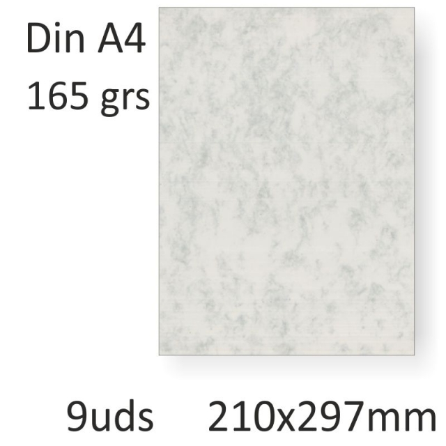 Comprar Papel pergamino 165 gramos a juego con los sobres, 9 Hjs