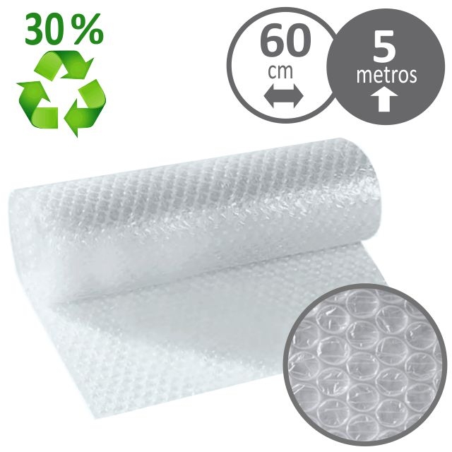 Metro Papel Burbuja Plastico Para Embalar Venta Mínima 5 Mts