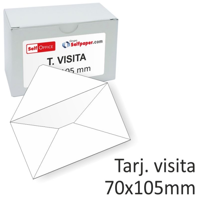 Comprar Sobres para tarjetas de visita 70x105mm caja 100 uds