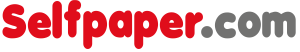 Selfpaper.com, material de oficina, logotipo
