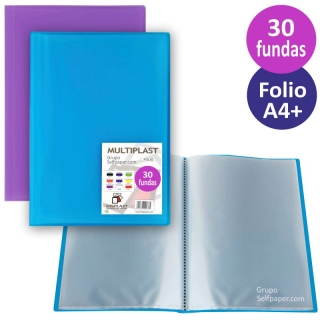 Carpeta 30 fundas Multiplast