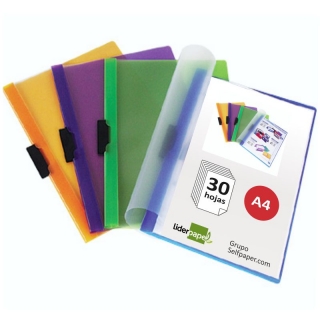 Carpeta dosier pinza metlica, Liderpapel