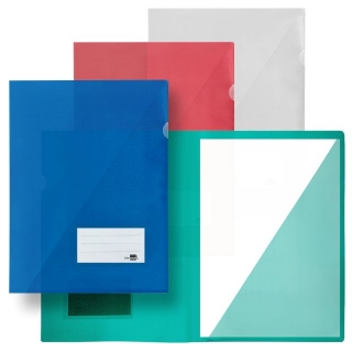 Carpeta dossier uero con tarjetero, azul  Liderpapel BL02