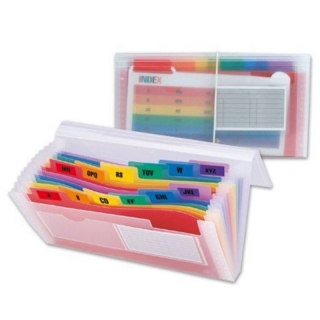 Carpeta Fuelle plstico para recibos 26x14  Liderpapel CQ03