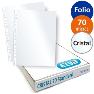 Fundas multitaladro folio cristal 70