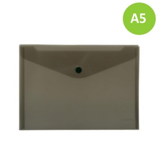 Sobre Plastico Broche A5 Lider Negro  Liderpapel DS23