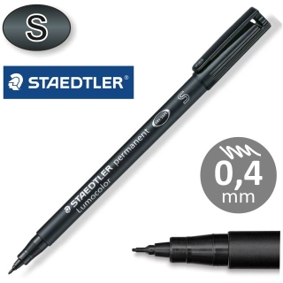 Rotulador permanente indeleble lumocolor punta super  Staedtler 313-9
