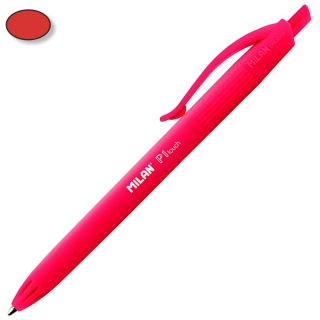 Boligrafo Milan P1 Rubber Touch Rojo  176512925