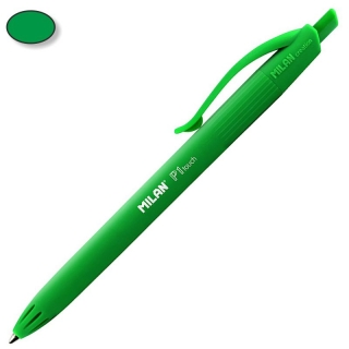 Boligrafo Milan P1 Rubber Touch Verde  176513925