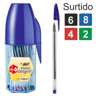 Bolgrafos Bic Cristal Mega Tubo