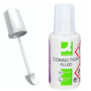 Corrector lquido con esponja Q-Connect 20  KF11315