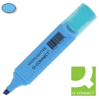 Rotulador Fluorescente econmico Q-Connect AZUL KF01114