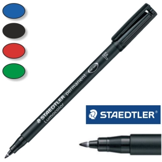 Rotulador permanente indeleble Staedtler lumocolor