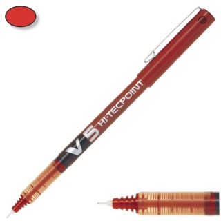 Pilot V5 0 3 Rojo Hi-Tecpoint  NV5R
