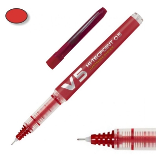 Pilot V5 Recargable Rojo