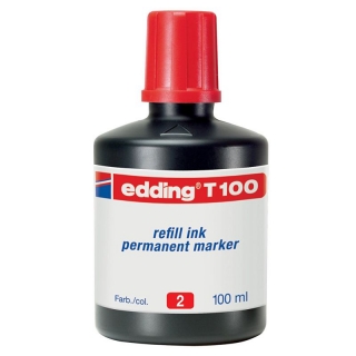 Tinta Edding T100-002 Rojo, Edding