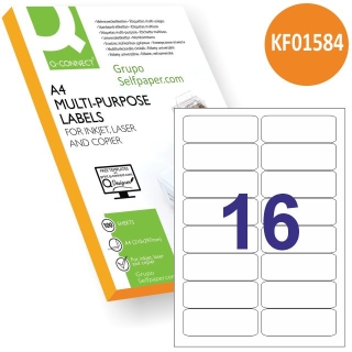 Etiquetas adhesivas impresora 16x por