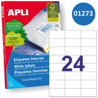 Etiquetas Apli 01273 - Pegatinas impresora
