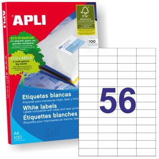 Etiquetas Apli 01284 Caja 100