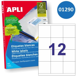 Etiquetas Apli 01290 - 70x67.7mm -